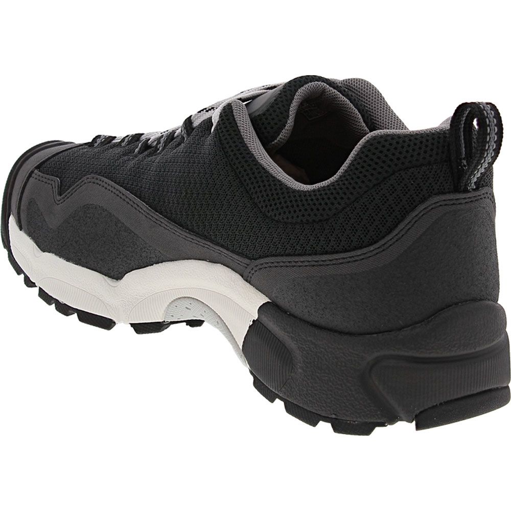 KEEN Wasatch Crest Vent Hiking Shoes - Mens Black Vapor Back View