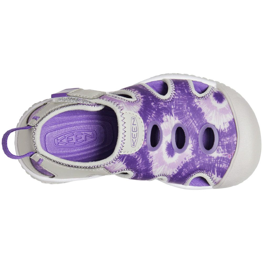 KEEN Stingray Sandal Sandals - Baby Toddler Multi Tillandsia Purple Back View