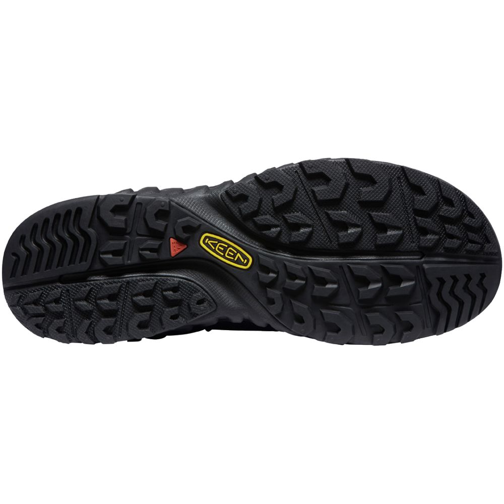 KEEN Nxis Evo Wp Hiking Shoes - Mens Triple Black Sole View