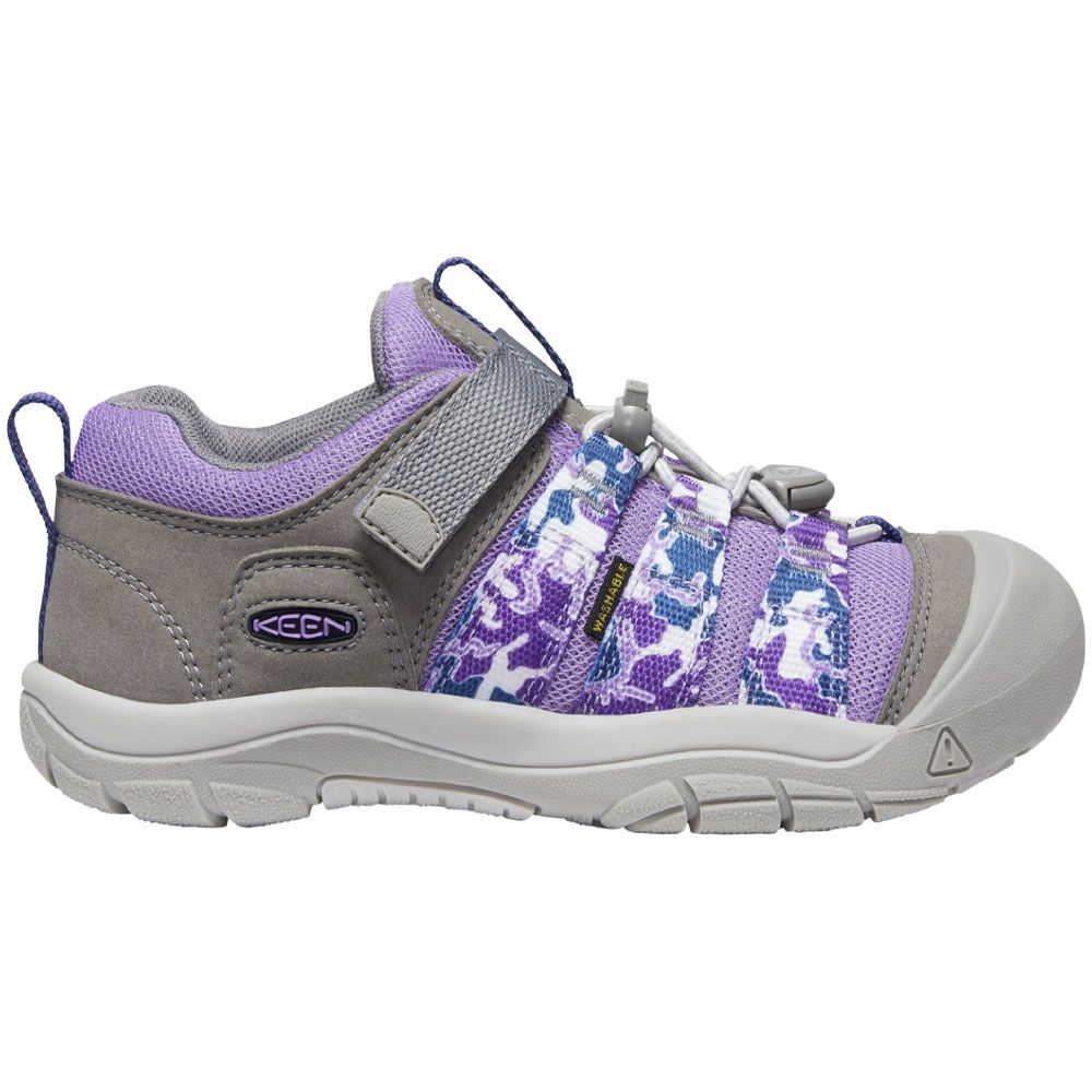 KEEN Newport H2sho Lifestyle - Girls Chalk Violet Drizzle Side View