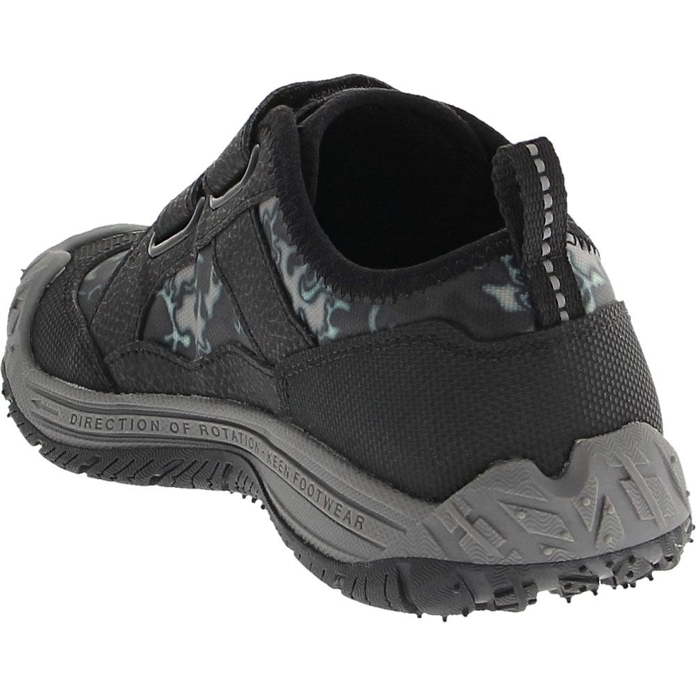 KEEN Speed Hound Little Kids' Skate Shoes Black Camo Back View