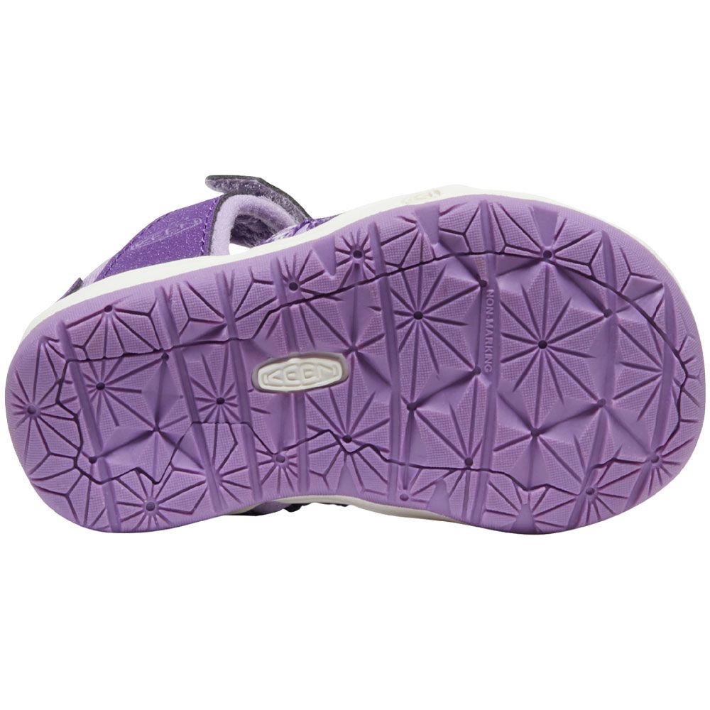 KEEN Moxie Toddler Sandals Multi English Lavender Sole View