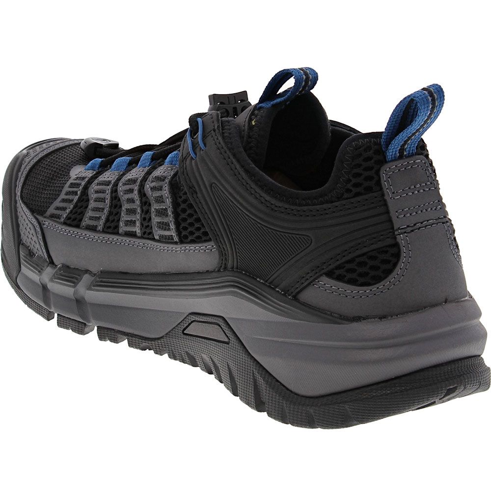 KEEN Utility Birmingham Composite Toe Work Boots - Mens Magnet Bright Cobalt Back View