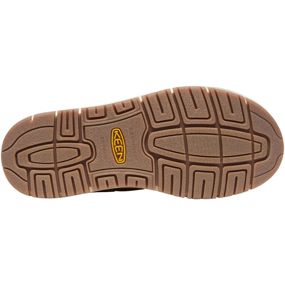 KEEN San Jose WP AT Safety Toe Work Boots - Womens Almond Gum Sole View