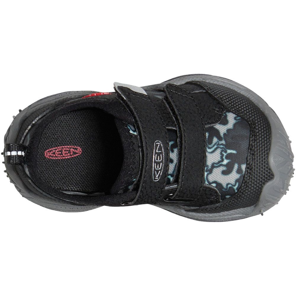KEEN Speed Hound Baby Toddler Shoes Black Camo Back View