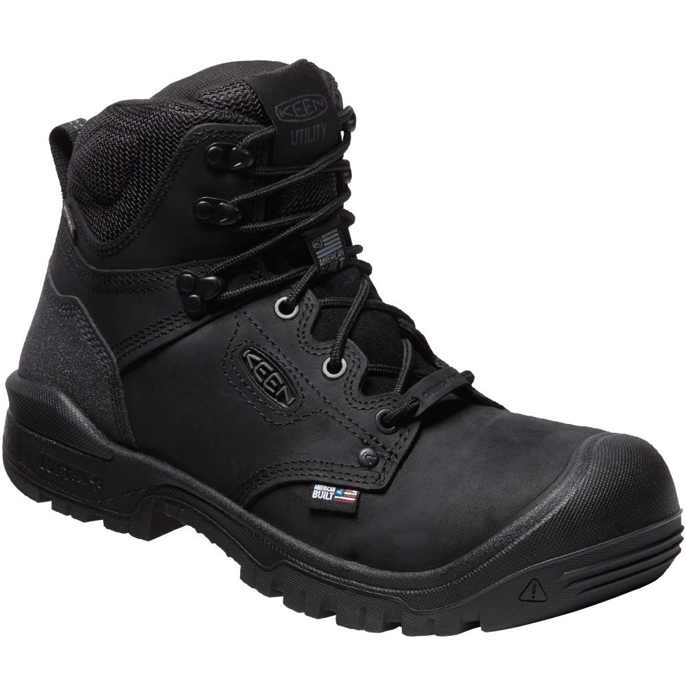 KEEN Utility Independence 6in Wp CT Work Boots - Mens Black