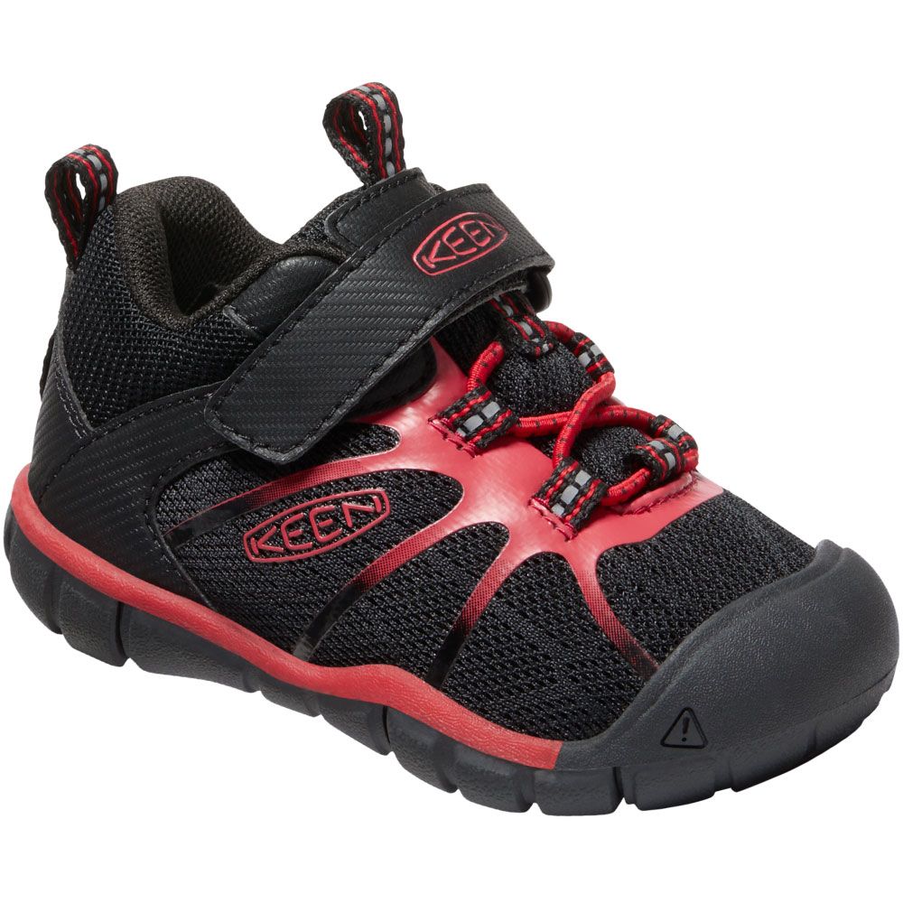 KEEN Chandler II CNX Athletic Shoes - Baby Toddler Black Red Carpet