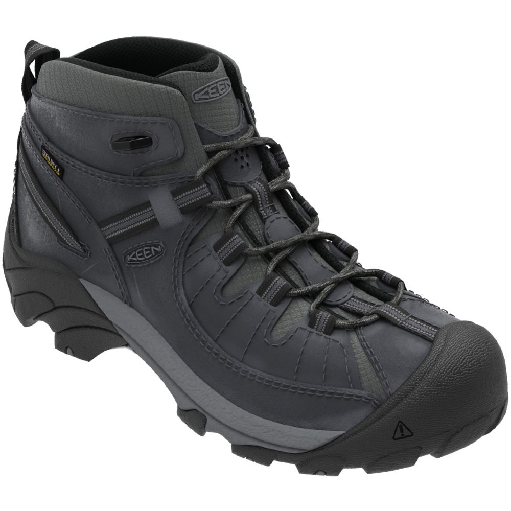 KEEN Targhee 2 Mid Wp Hiking Boots - Mens Steel Grey Magnet