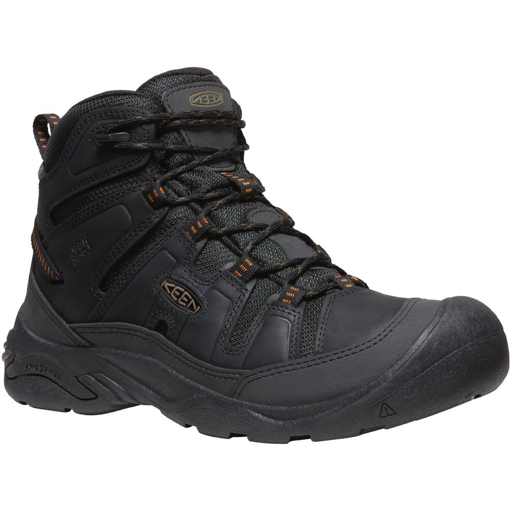 KEEN Circadia Mid Wp Hiking Boots - Mens Black Curry