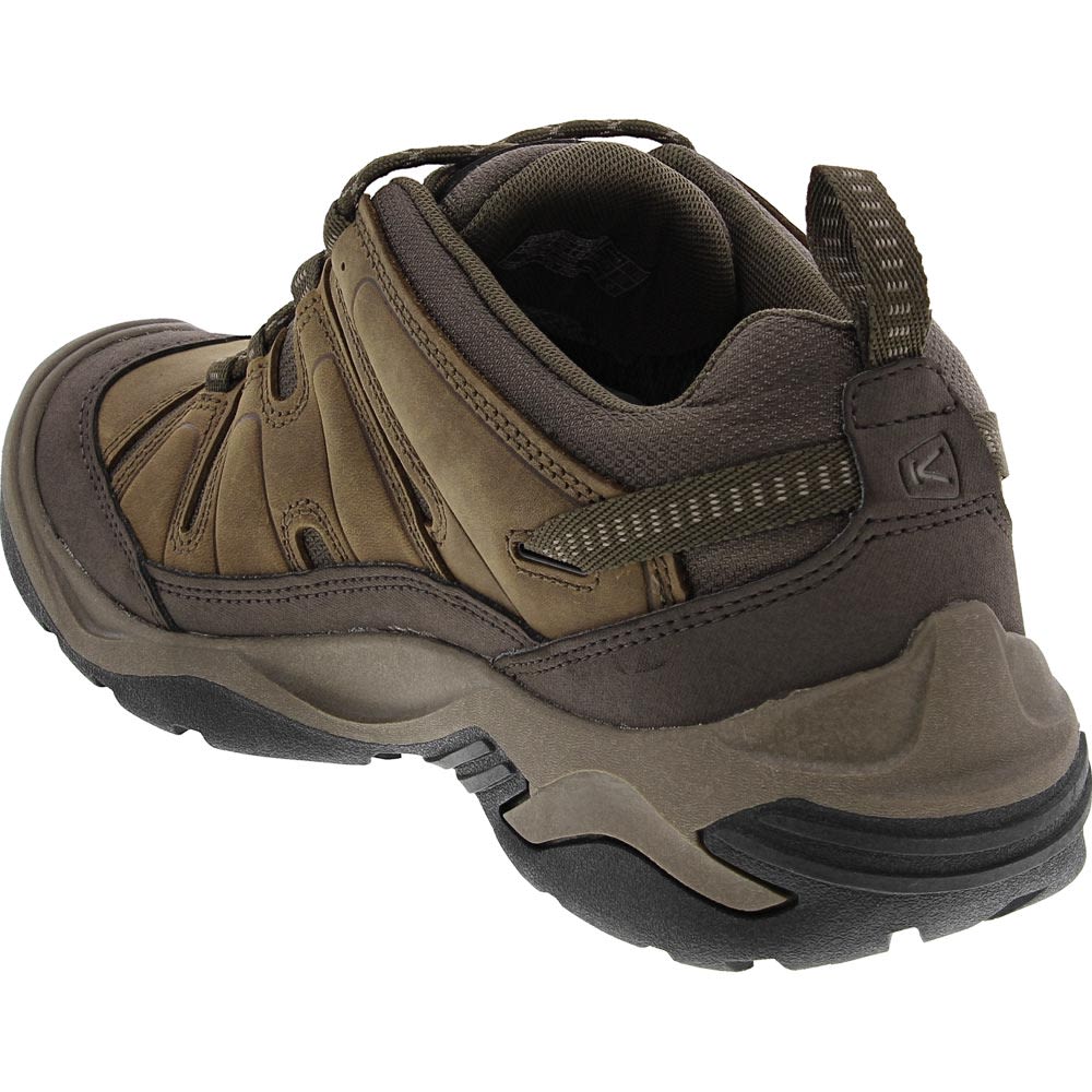 KEEN Circadia WaterProof Hiking Shoes - Mens Shitake Brindle Back View