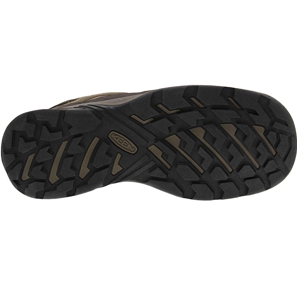 KEEN Circadia WaterProof Hiking Shoes - Mens Shitake Brindle Sole View