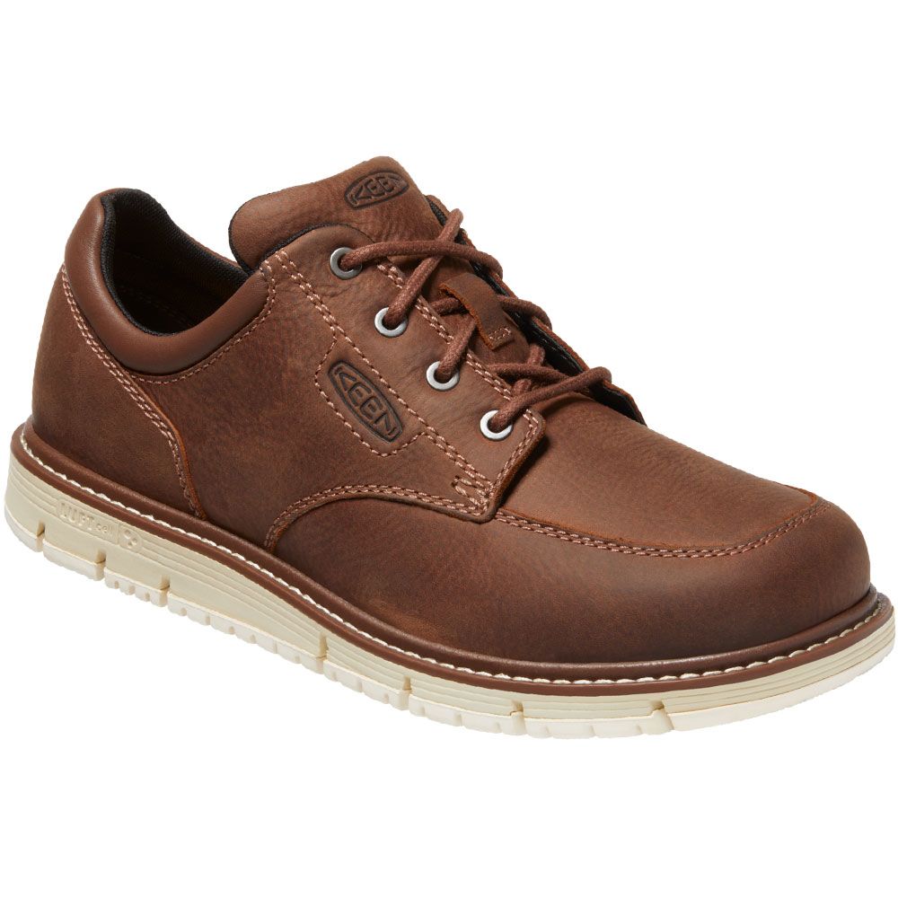 KEEN Utility San Jose Soft Toe Non-Safety Toe Work Shoes - Mens Gingerbread Off White