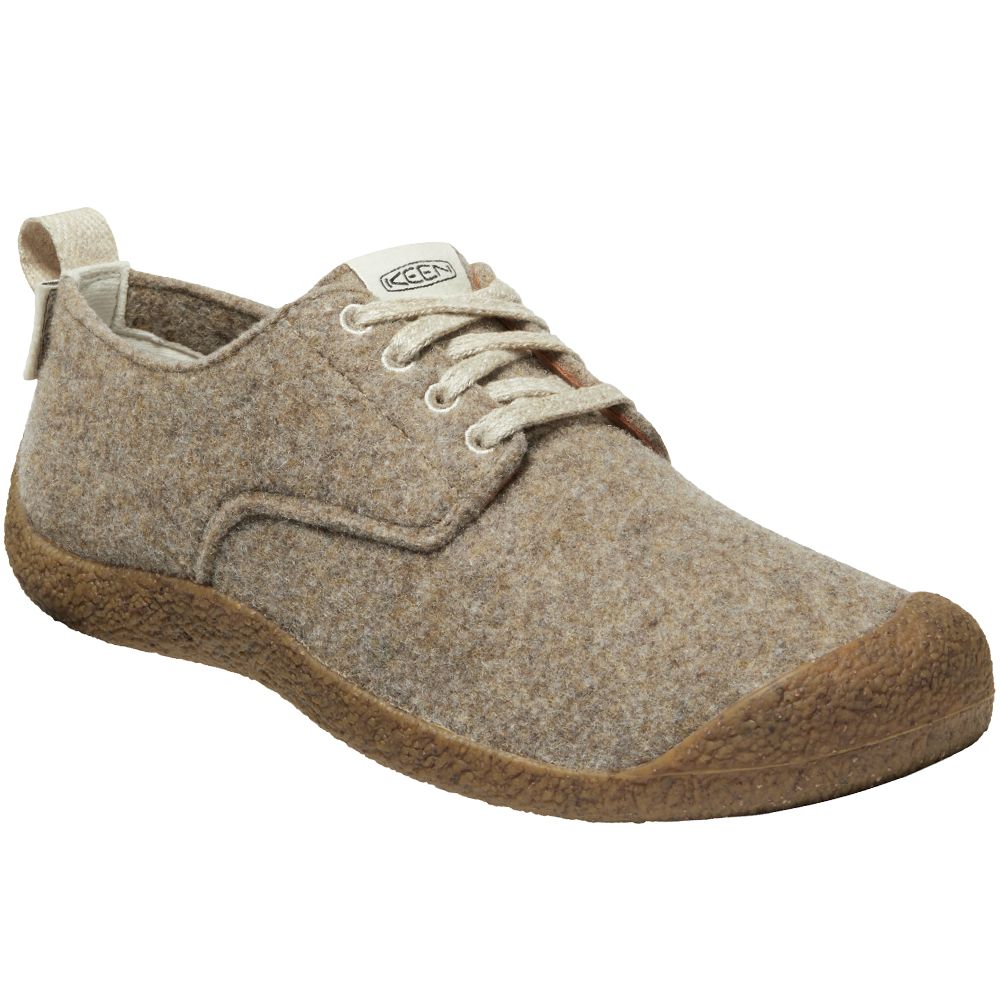 KEEN Mosey Derby Lace Up Casual Shoes - Mens Taupe Felt Birch