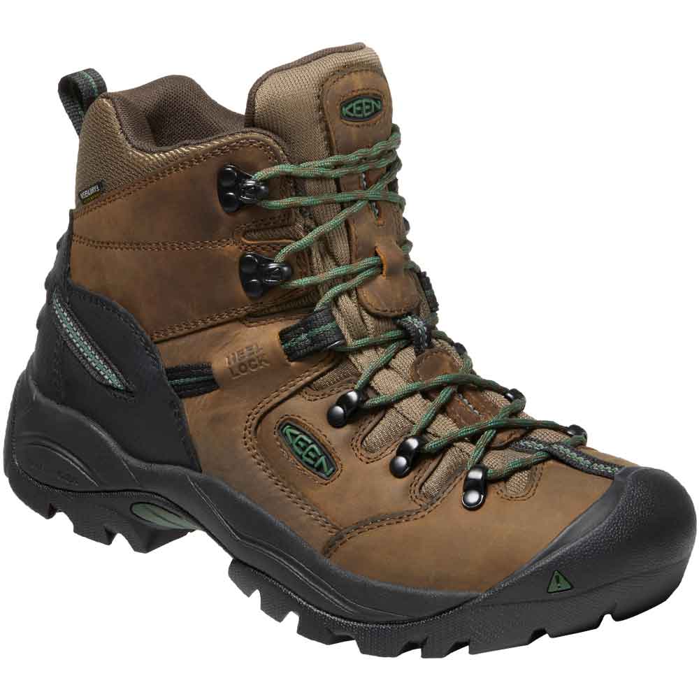 KEEN Pittsburgh Energy 6" Wp Mens Non-Safety Toe Work Boots Cascade Brown Greener Pastures