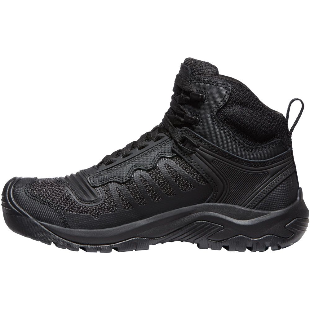 KEEN Reno KBF WP Mid Non-Safety Toe Work Boots - Mens Black Back View