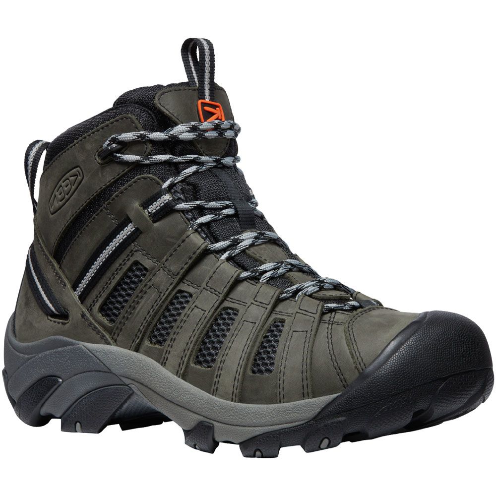 KEEN Voyageur Mid Hiking Boots - Mens Steel Grey