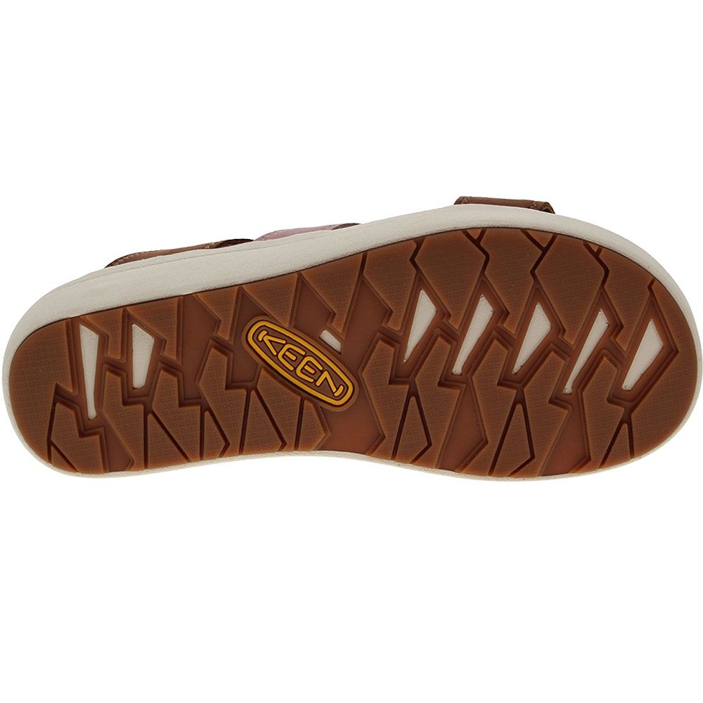 KEEN Ellecity Slide Sandals - Womens Toasted Coconut Fawn Sole View
