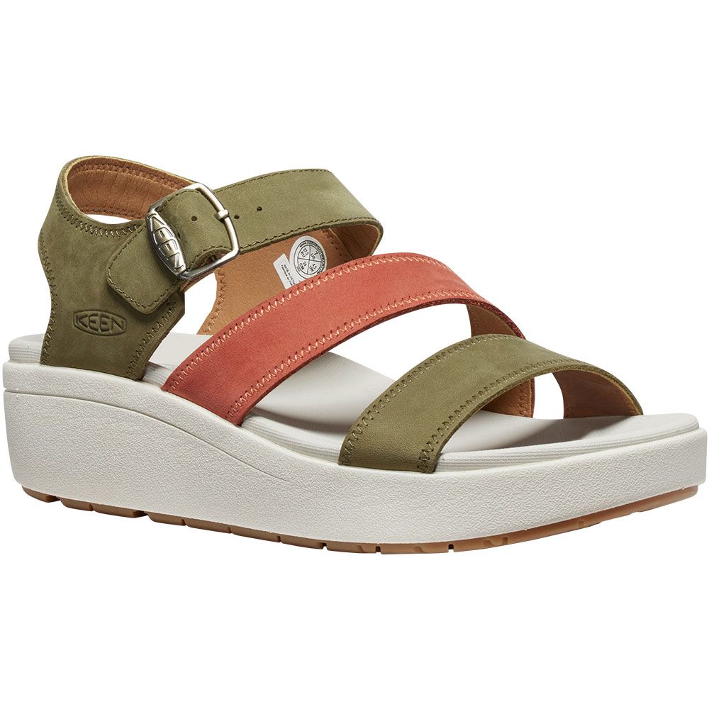 KEEN Ellecity Backstrap Sandals - Womens Martini Olive Baked Clay