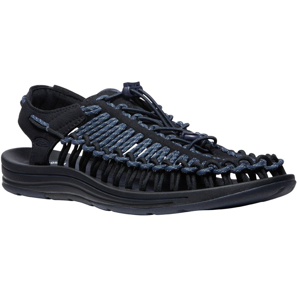 KEEN Uneek Classic 2 Cord Water Sandals - Mens Black Indigo