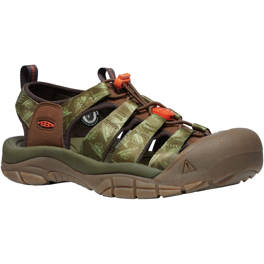 KEEN Newport H2 Sandals - Mens Smokey Bear Military Olive