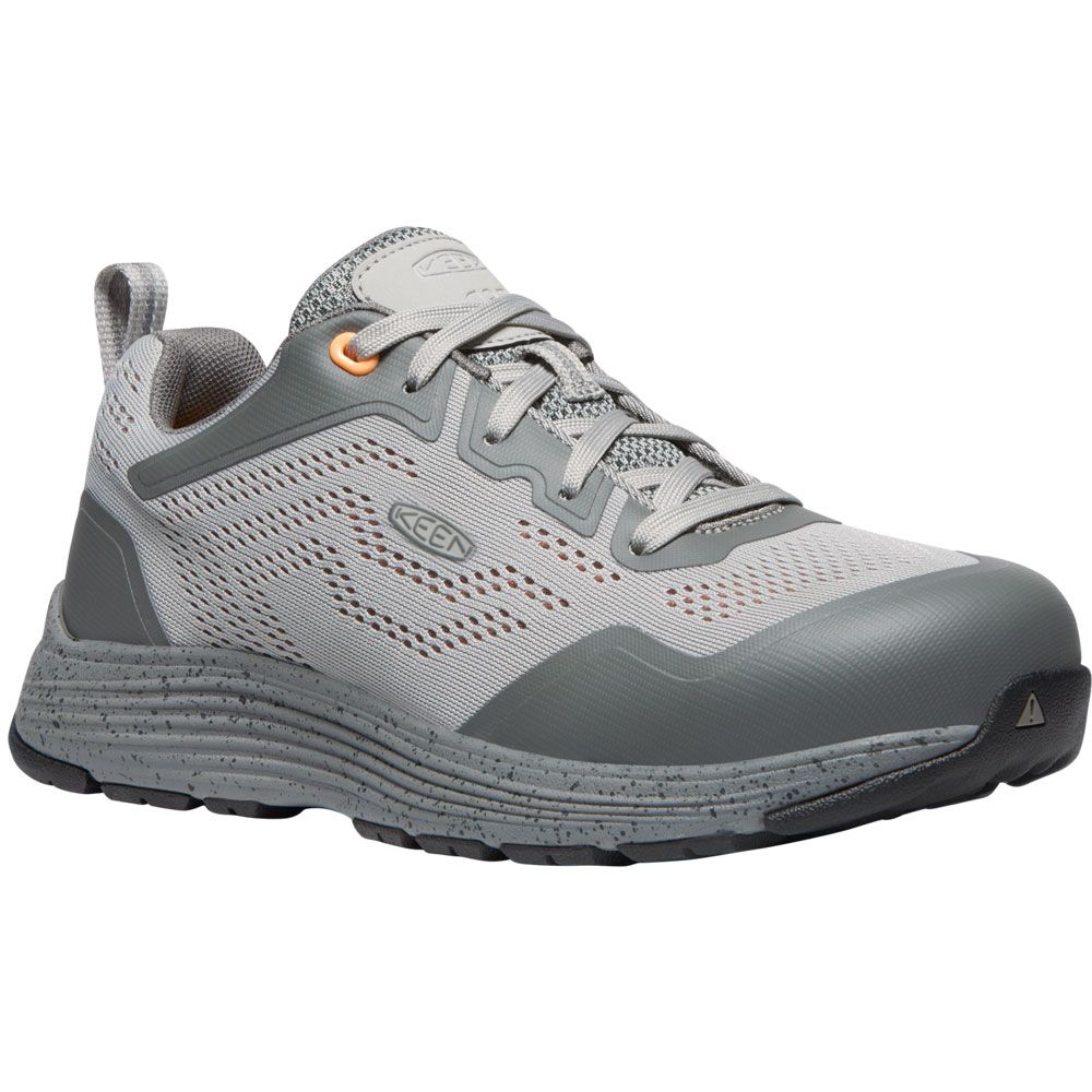 KEEN Utility Sparta 2 ESD Safety Toe Work Shoes - Womens Drizzle Papaya
