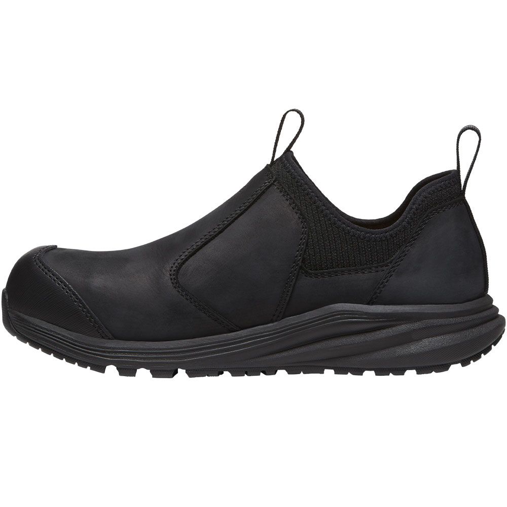 KEEN Utility Vista Energy+ Shift ESD CFT Shoes - Mens Black Back View