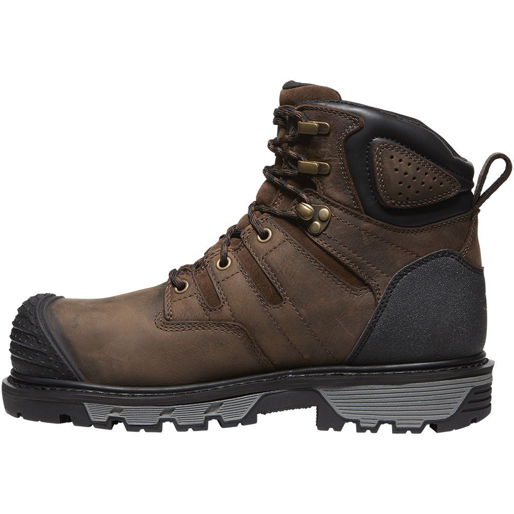 KEEN Utility CSA Camden 6 In WP CFT Boots - Mens Dark Earth Black Back View
