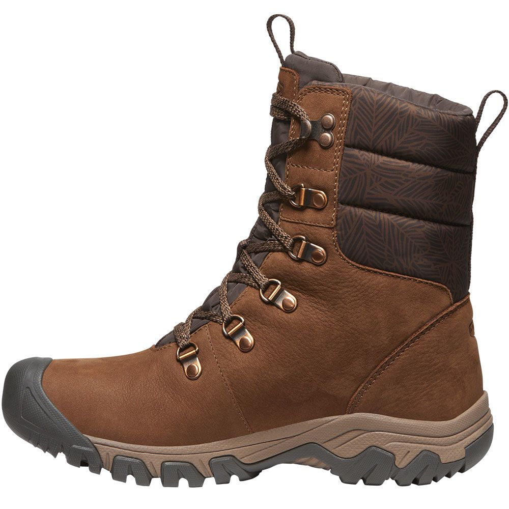 KEEN Greta Wp Boot Winter Boots - Womens Bison Java Back View