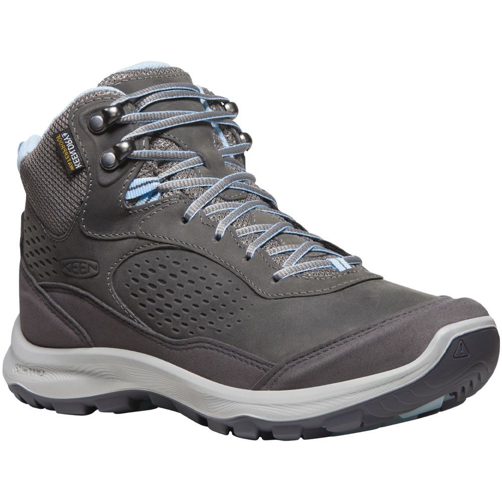 KEEN Terradora Explorer Wp Hiking Boots - Womens Steel Grey Clear Sky