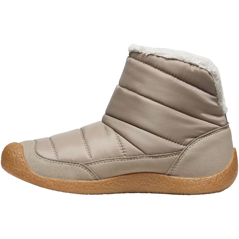 KEEN Howser Fold Down Winter Boots - Womens Timberwolf Plaza Taupe Back View