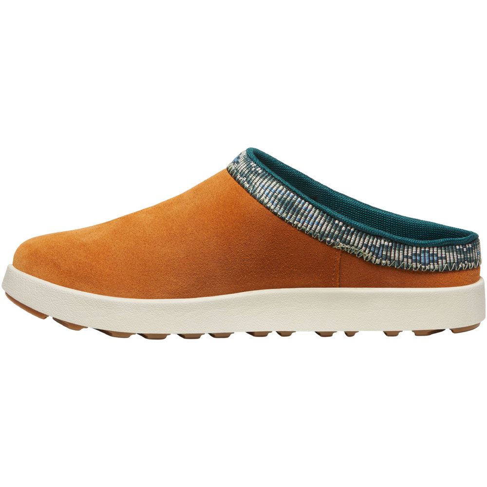 KEEN Elle Mule Suede Slip on Casual Shoes - Womens KEEN Maple Back View