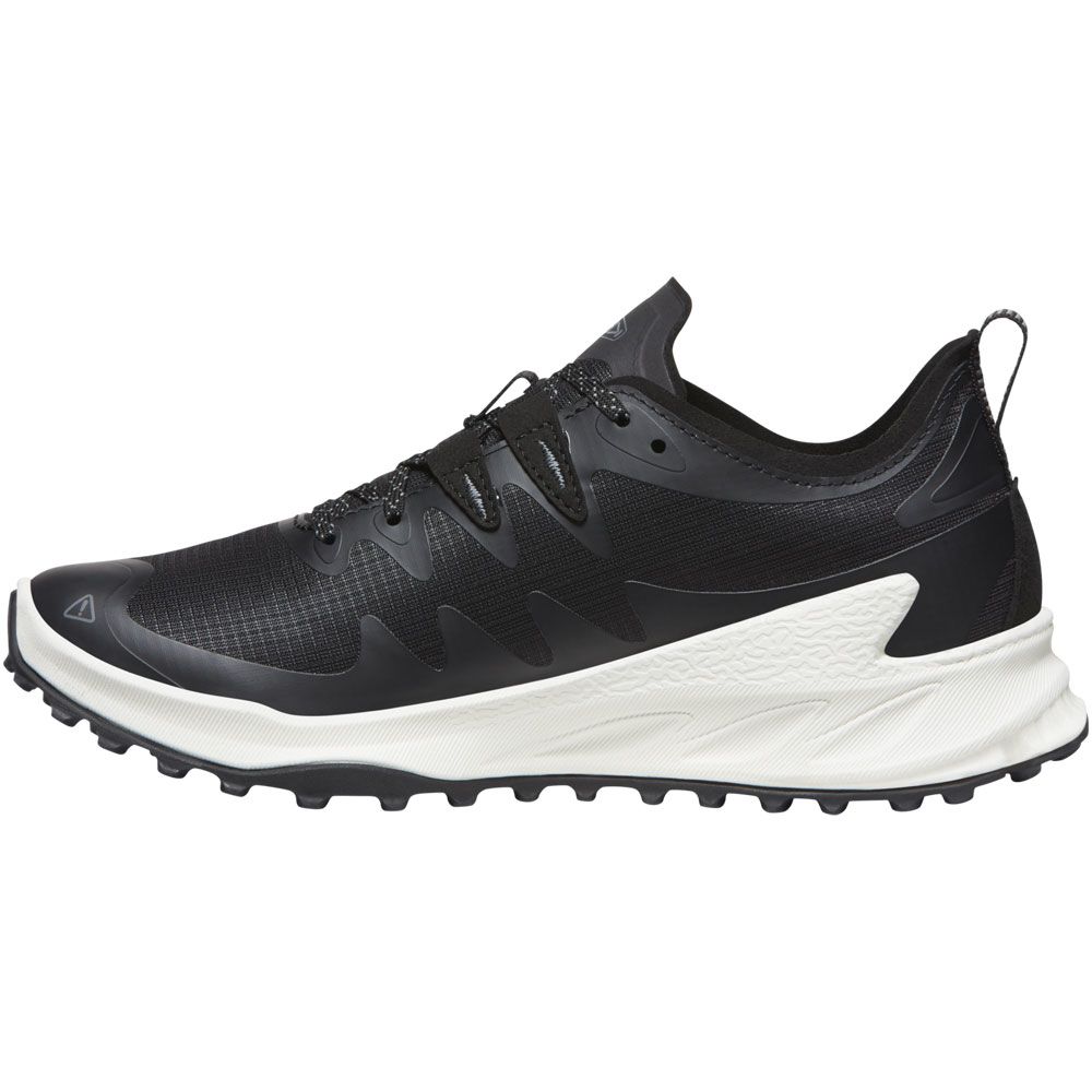 KEEN Zionic Speed Trail Running Shoes - Womens Black Star White Back View