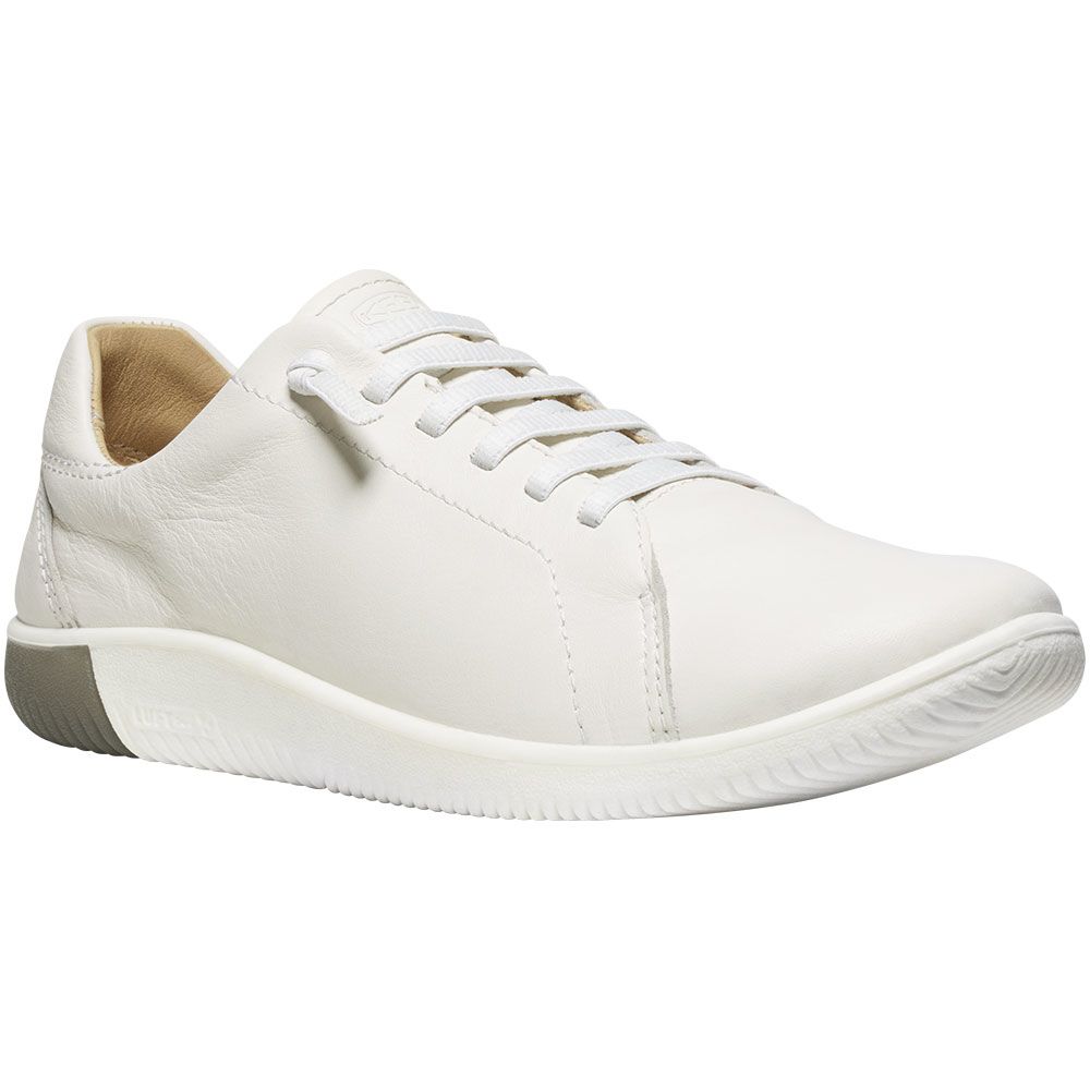 KEEN Knx Leather Casual Shoes - Womens Star White