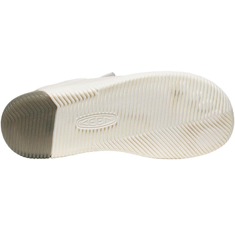 KEEN Knx Leather Casual Shoes - Womens Star White Sole View