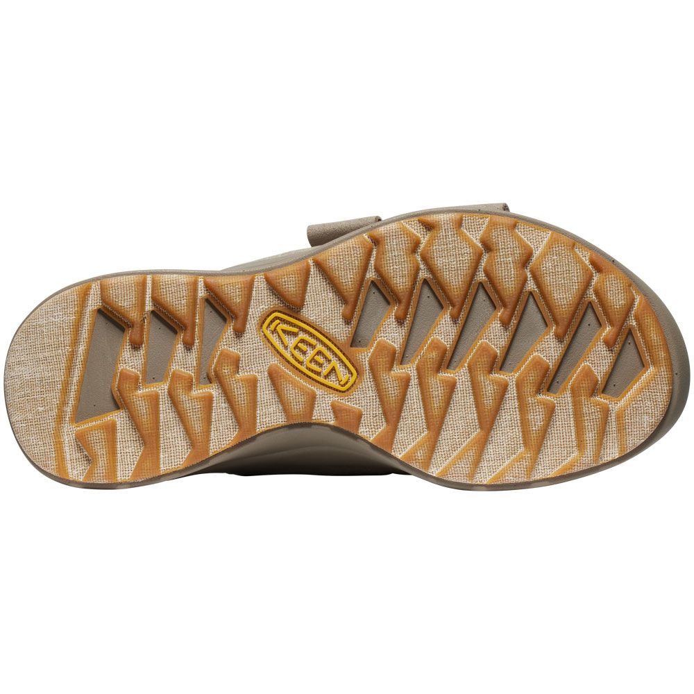 KEEN Elle Sport Slide Sandals - Womens Brindle Brindle Sole View