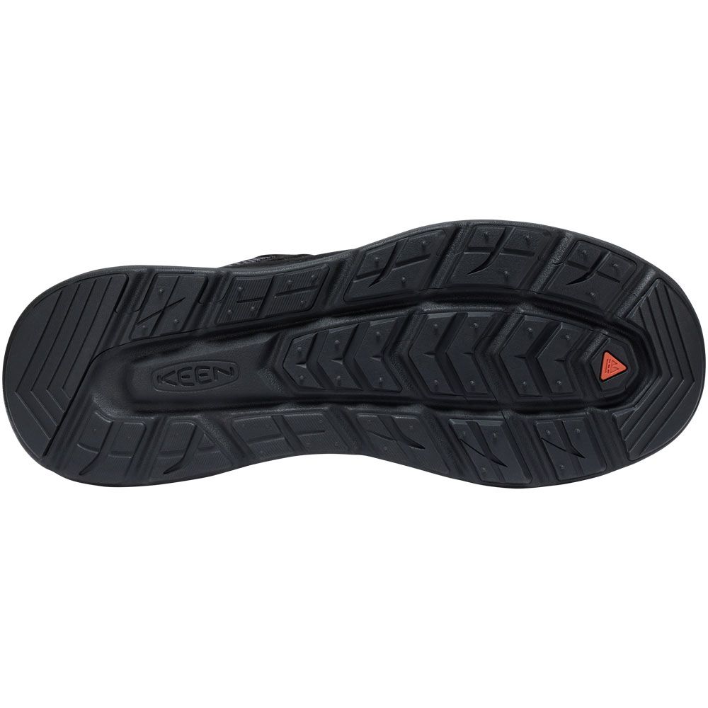 KEEN WK450 Sandal Outdoor Sandals - Womens Black Black Sole View