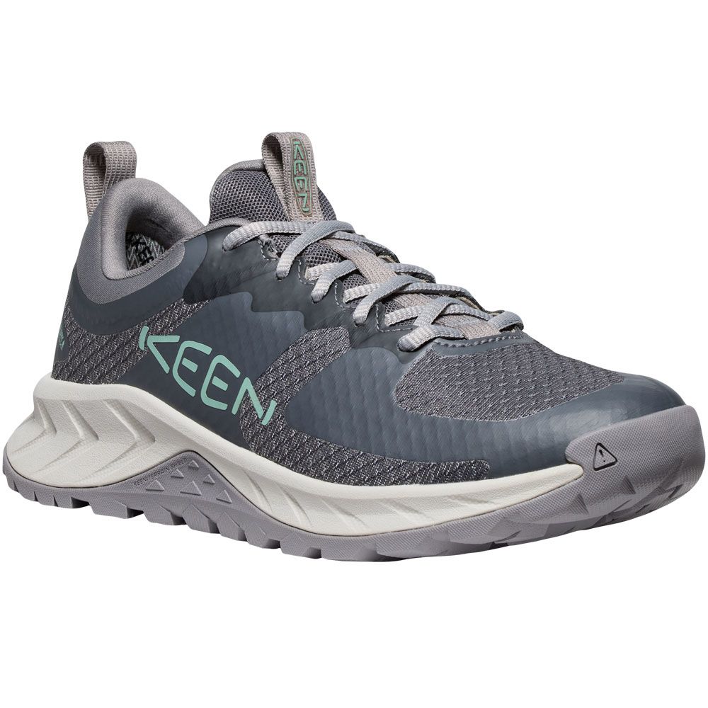 KEEN Versacore Waterproof Waterproof Hiking Shoes - Womens Magnet Granite Green