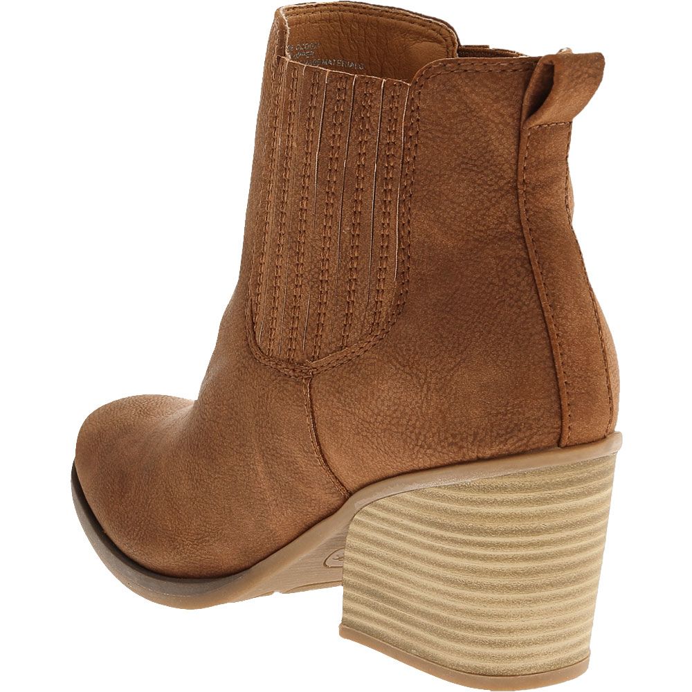 Korks Hadley Ankle Boots - Womens Rust Back View