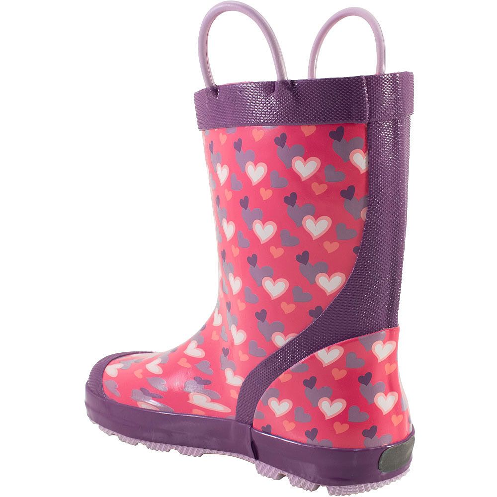 Kamik Lovely Rainboot Rain Boots - Girls Pink Back View