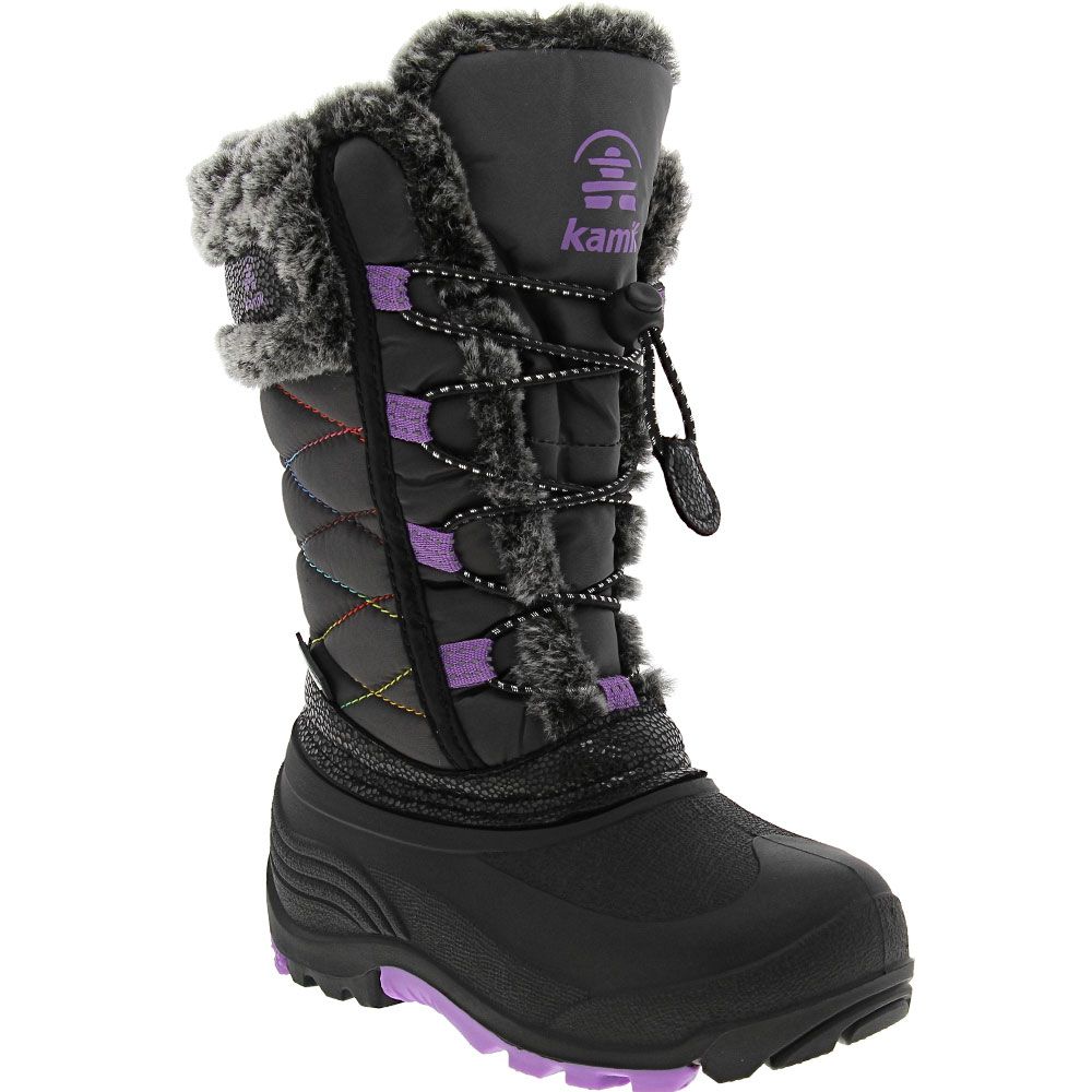 Kamik Star 2 Winter Boots - Girls Black Purple