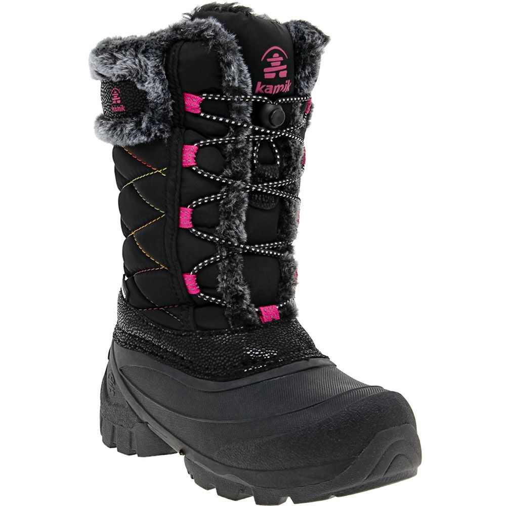 Kamik Star 3 Winter Boots - Girls Black Pink