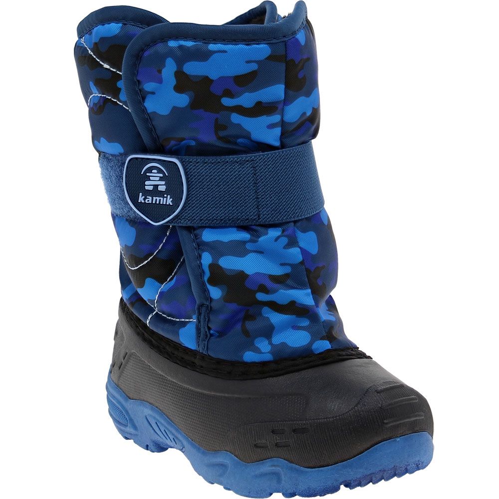 Kamik Snowbug 6 Winter Boots - Baby Toddler Blue Camo