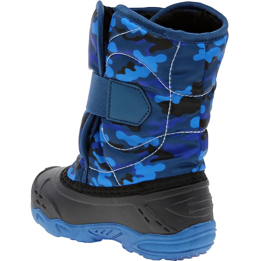 Kamik Snowbug 6 Winter Boots - Baby Toddler Blue Camo Back View