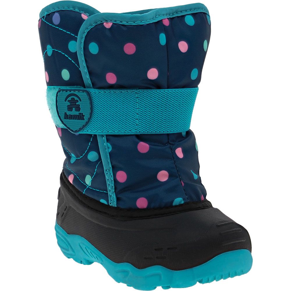 Kamik Snowbug 6 Winter Boots - Baby Toddler Teal Blue