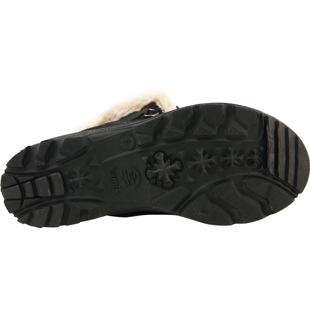 Kamik Shellback Winter Boots - Womens Black Sole View