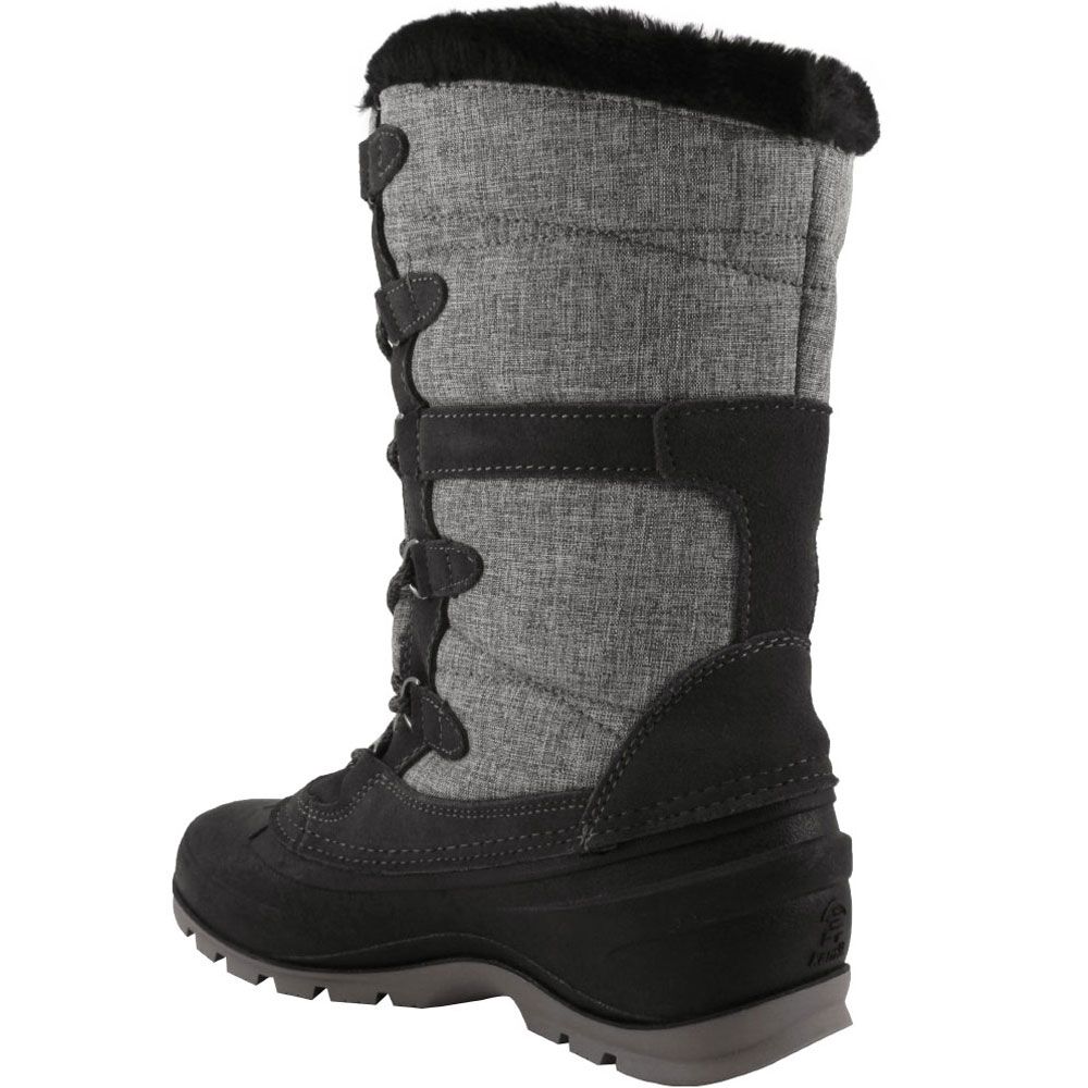 Kamik Snow Valley 2 Winter Boots - Womens Charcoal Back View