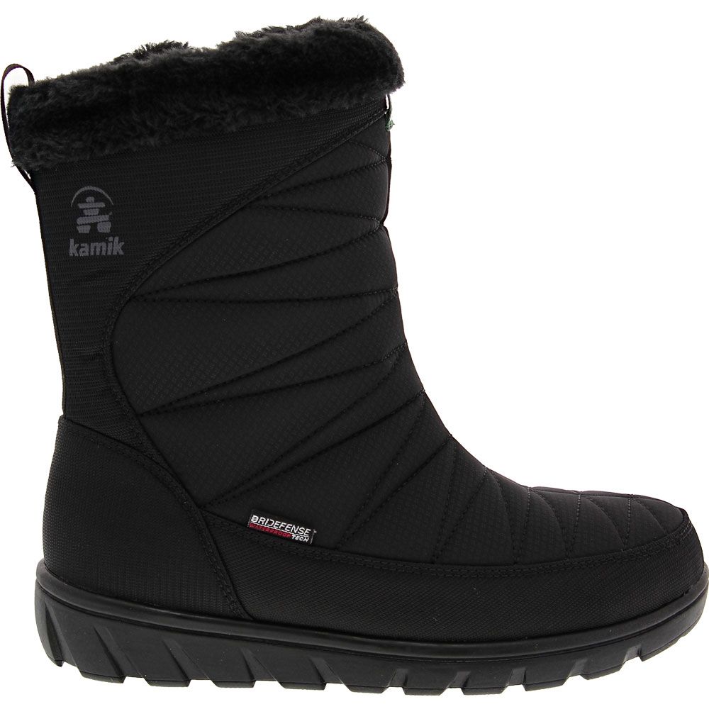 Kamik Hannah Zip Comfort Winter Boots - Womens Black