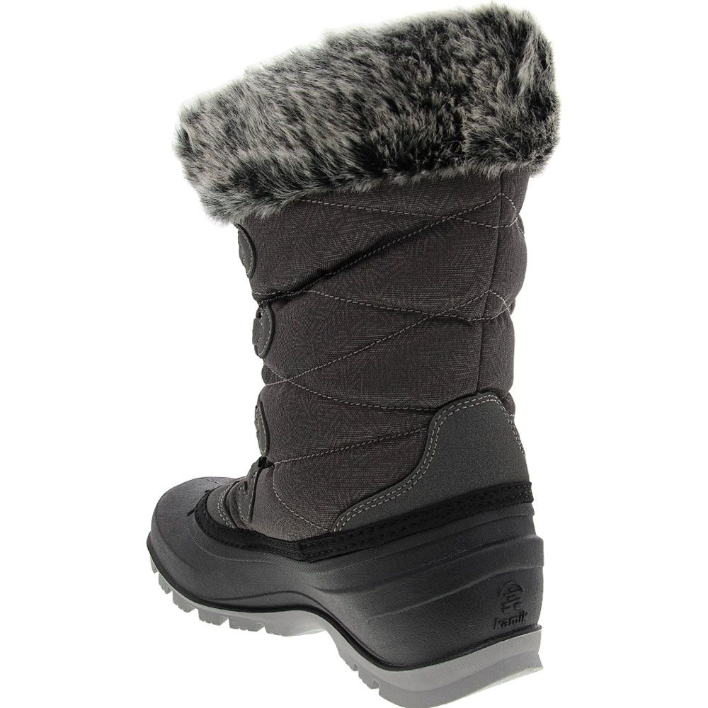 Kamik Momentum 3 Winter Boots - Womens Charcoal Back View
