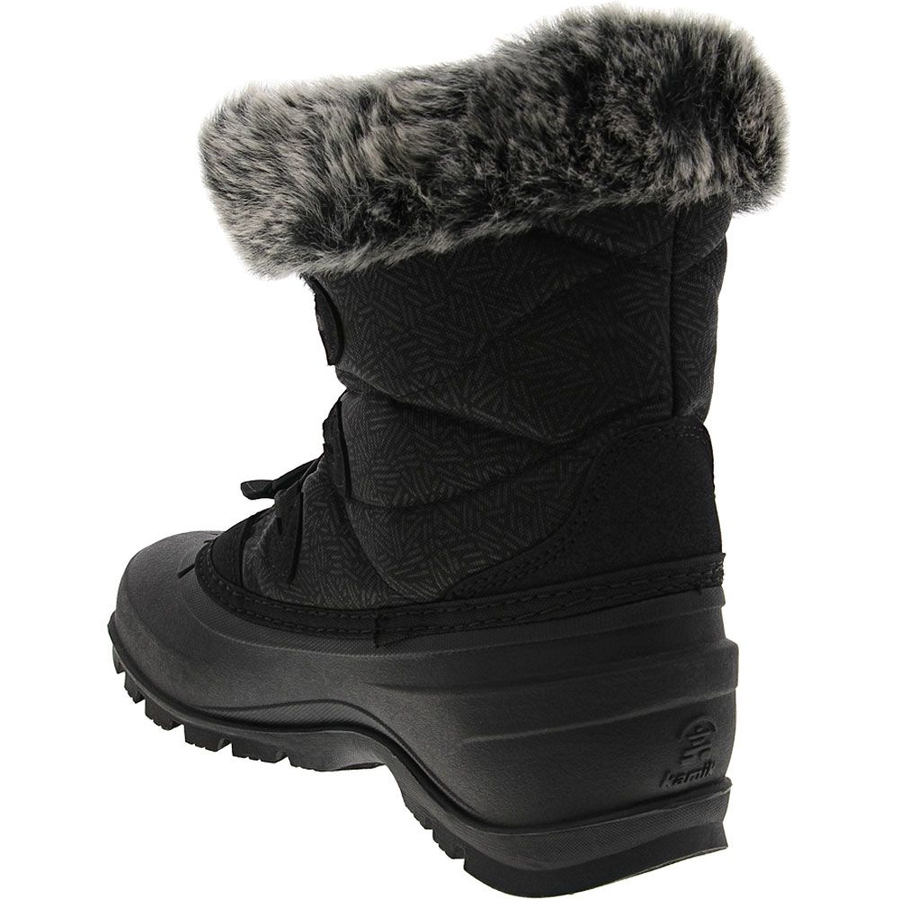 Kamik Momentum Lo 2 Winter Boots - Womens Black Back View