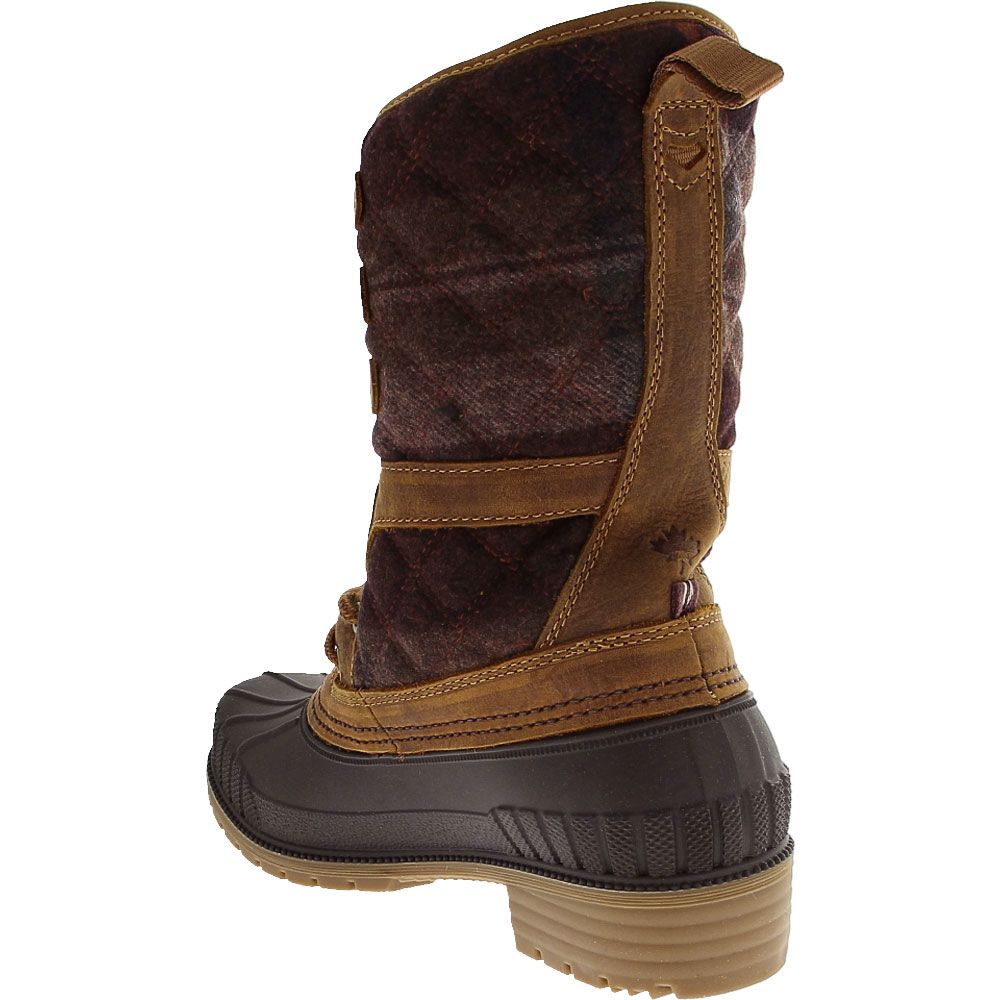 Kamik Sienna3 Winter Boots - Womens Dark Brown Back View